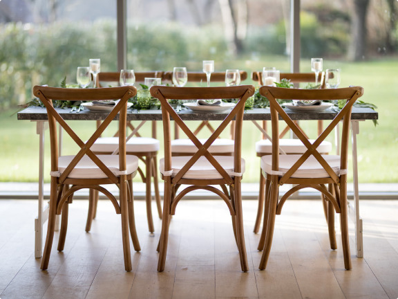 Банкетные стулья Кроссбэк